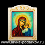 Икона "Казанская Божия Матерь" с перламутром